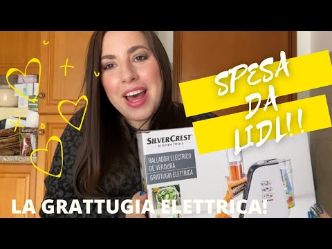 SVUOTA LA SPESA LIDL • HO COMPRATO LA GRATTUGIA ELETTRICA!! - YouTube