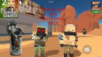 Simple sandbox 2 - How to get secret Apocalypse wastland skin|Ryder ssb2