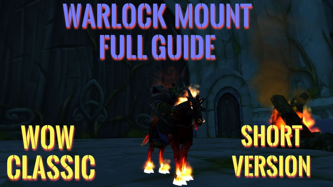 WoW Classic/How to Felhunter/ Warlock Seeking Strahad - YouTube