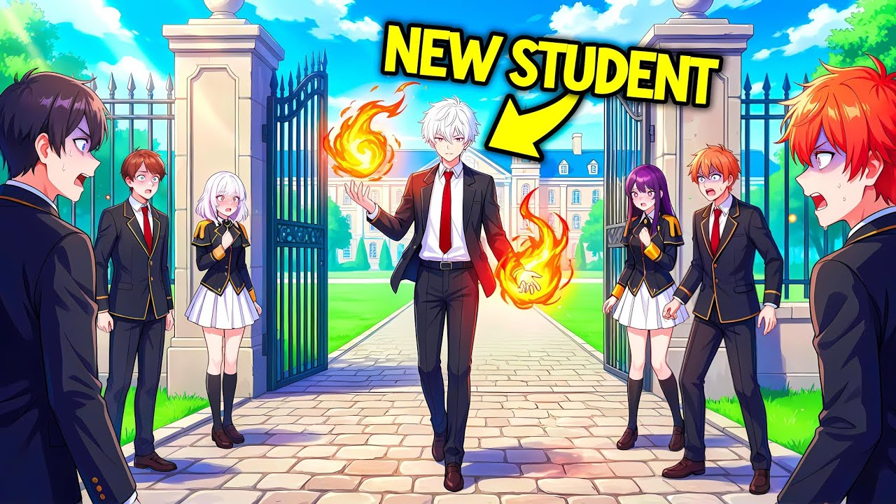 Everyone Thinks 😱 He Can't Use Aura, Until He Shatters 🥶 the School's Strongest Barrier