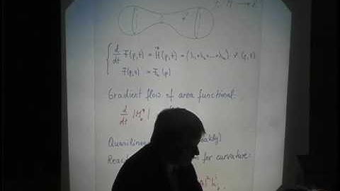 Marston Morse - Mean Curvature Flow with Surgeries - Gerhard Huisken