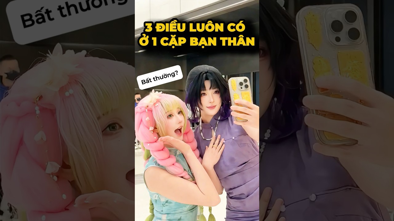 3 điều hay gặp ở một cặp bạn thân✅- Mitsuri x Shinobu#cosplay #shorts #minnacosplay