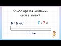 Простая задача на движение. Как найти время?