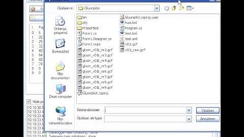 Gluonpilot datalogging