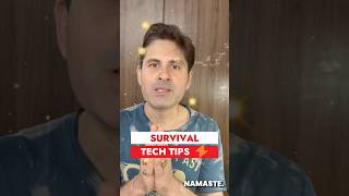 Survival Tech Life Hacks ⚡💀 #curiosity #comedy