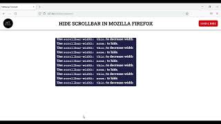 Custom Scrollbar Using CSS Only ✨