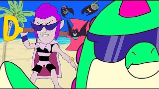 MORTIS & BUZZ EPIC BATTLE - BRAWL STARS ANIMATION