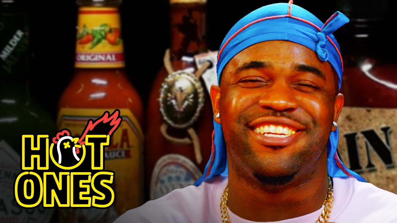 ASAP Ferg Harlem Shakes While Eating Spicy Wings | Hot Ones | First We Feast