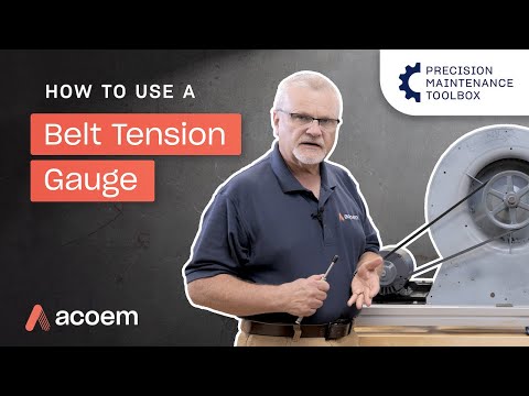 Видео: How To Use A Belt Tension Gauge | Precision Maintenance Toolbox | ACOEM