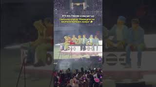 Taehyung singing “Please give me boyfriend Namjoon Juseyo” BTS BALTIMORE CONCERT D2