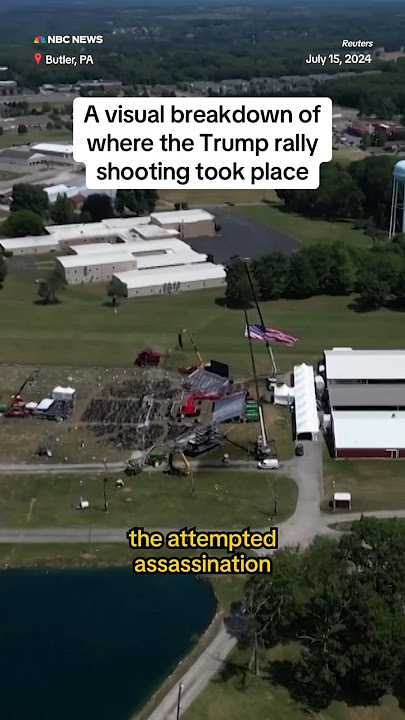 A visual breakdown of where the Trump rally shooting took place - YouTube