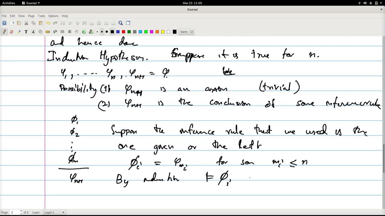 07 Soundness of Hilbert Style Proof System YouTube