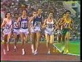 1980 Olympics in Moscow the 800m final - winner Steve Ovett