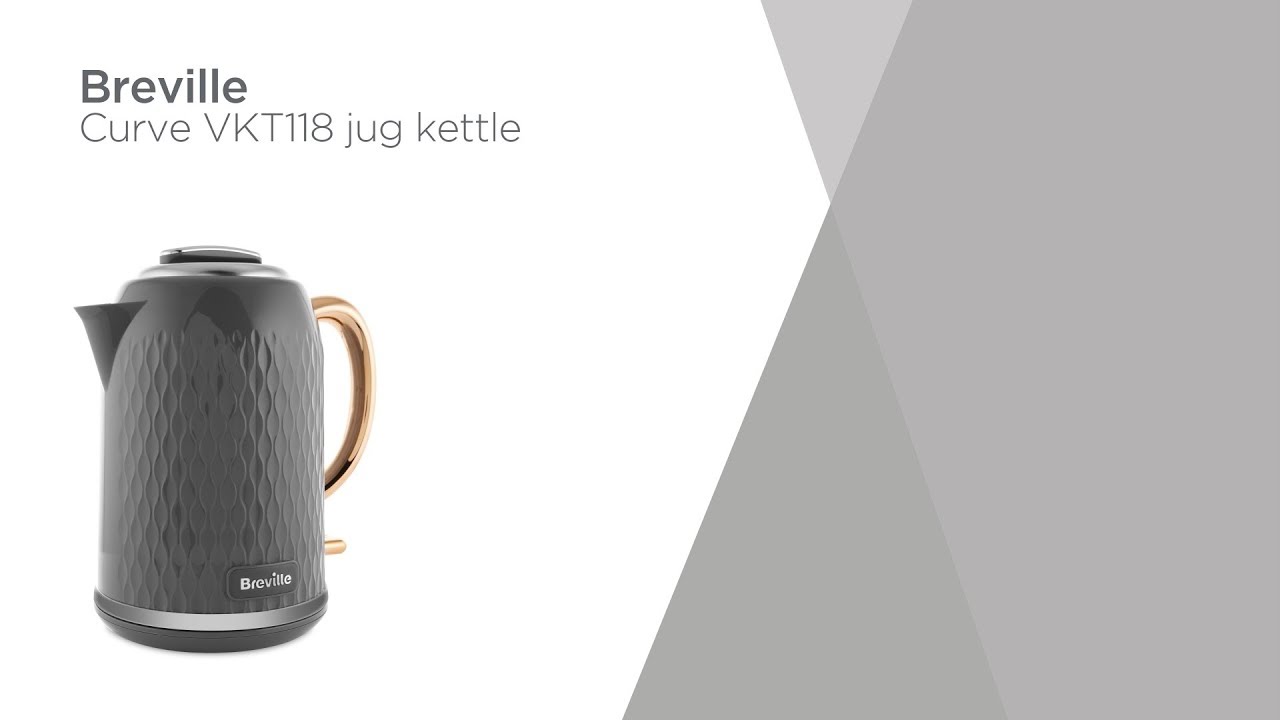 breville kettle grey rose gold