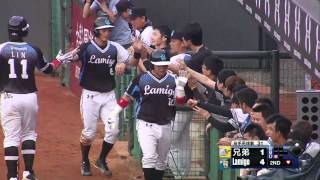 06/14 兄弟 vs Lamigo  二局下，林智平一棒二壘安打兩分打點，桃猿4：1領先兄弟