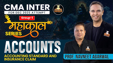 CMA INTER REVISION | FINANCIAL ACCOUNTING | ACCOUNTING STANDARD & INSURANCE CLAIM | DEC 25 & JUN 26