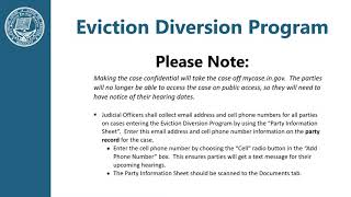 Incite Eviction Diversion Program Training Video