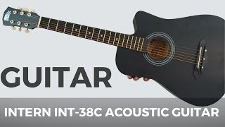 Intern INT-38C Right hand acoustic guitar unboxing | Best acoustic guitar under 2000 | OG UNBOXING