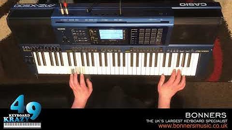 Casio MZ-X500 Keyboard - 1100 Sounds Part 4/5