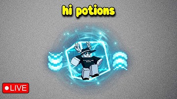 🔴 LIVE - USING HUNDREDS OF YOUR POTIONS IN SOL