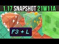 Minecraft 1.17 Snapshot 21w11a Quality Of Life Changes & In-Game Metric Reporting