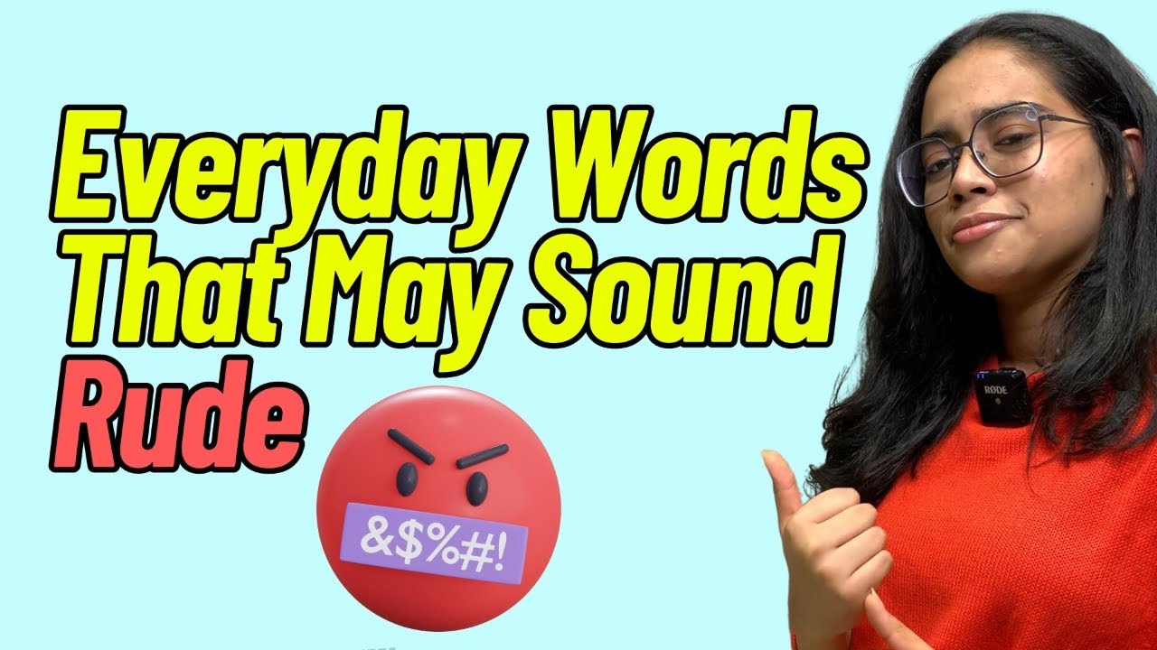 ⁣Daily Use English Words That May Sound Rude!! Polite English Words To Describe People #ananya #learn