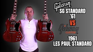 Gibson SG Standard 61 VS Gibson Custom 1961 Les Paul Standard