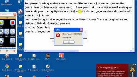 Como Tirar o Erro -- File is changed : W[2007] L[0] Do Crossfire AL
