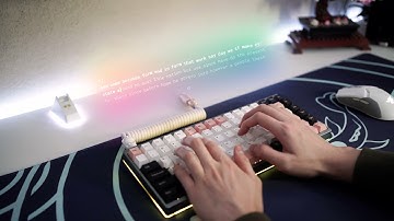 KBD75 V2 Typing Test | Lubed and Filmed Holy Pandas