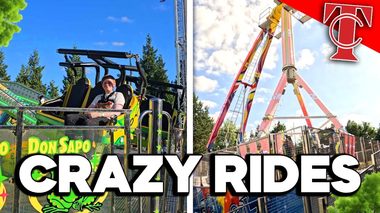 Traford Center Rides Riding INTENSE Rides At The Trafford Centre! | Summer Fair VLOG 2024 ...