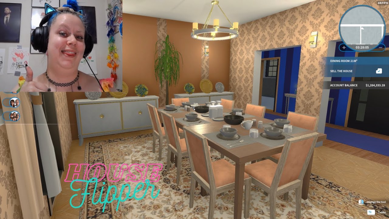 house flipper - house #17 - fancy dining room part 7 - YouTube