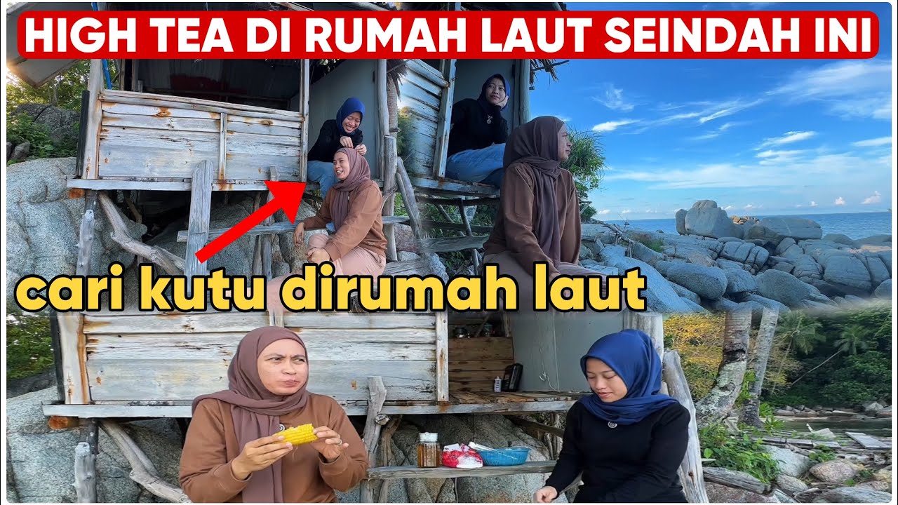 MAKAN JAGUNG REBUS, UBI KAYU REBUS & KACANG REBUS DI RUMAH LAUT❗️SEMUA SERBA REBUS MANTAAAPPP👍
