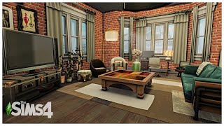 NYC Luxury Industrial Studio Loft: The Sims 4 Speed Build