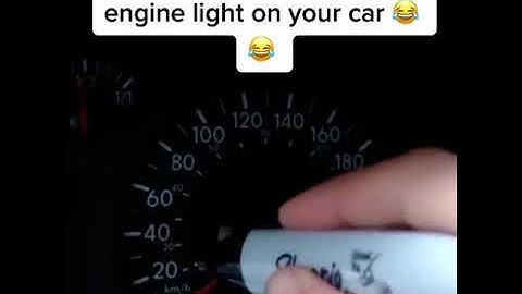 How to reset the check engine light on your car 🤣