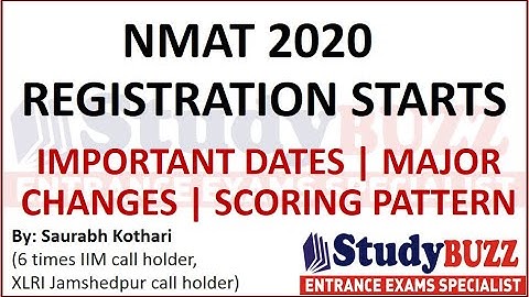 NMAT 2020 registration starts | Important dates, exam from home, major changes, top colleges