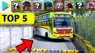 TOP 5 BEST BUS SIMULATOR GAMES FOR MOBILE Android/iOS