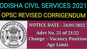 OPSC Odisha Civil Services 2021-22 Exam Notification: Vacancies Increased to 433, Check Eligibility