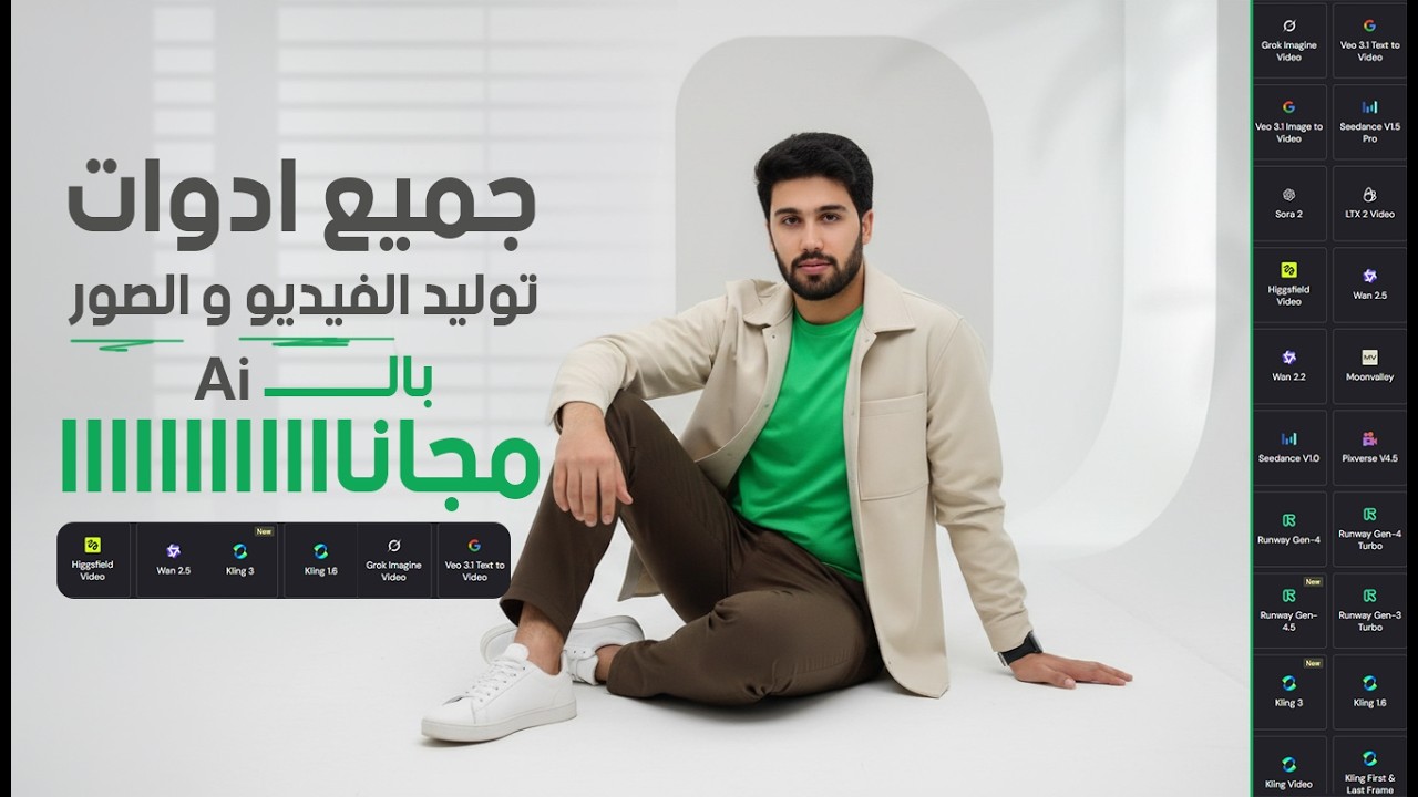 جميع ادوات توليد الفيديو و الصور بالــــ Ai مجاناااااا !