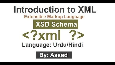 XML Schema: Elements, Attributes, SimpleType & ComplexType Urdu/Hindi Part 3/4