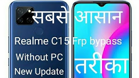 Realme C15 Frp Bypass/रैलमी C15 (RMX2180) Google Account Remove/Without PC NEW METHOD 2023