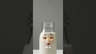 Milk Is Talking 🥛 | Strong Bones Secret 💪🦴 | AI Short Video