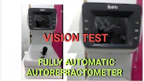 Auto refractometer introduction