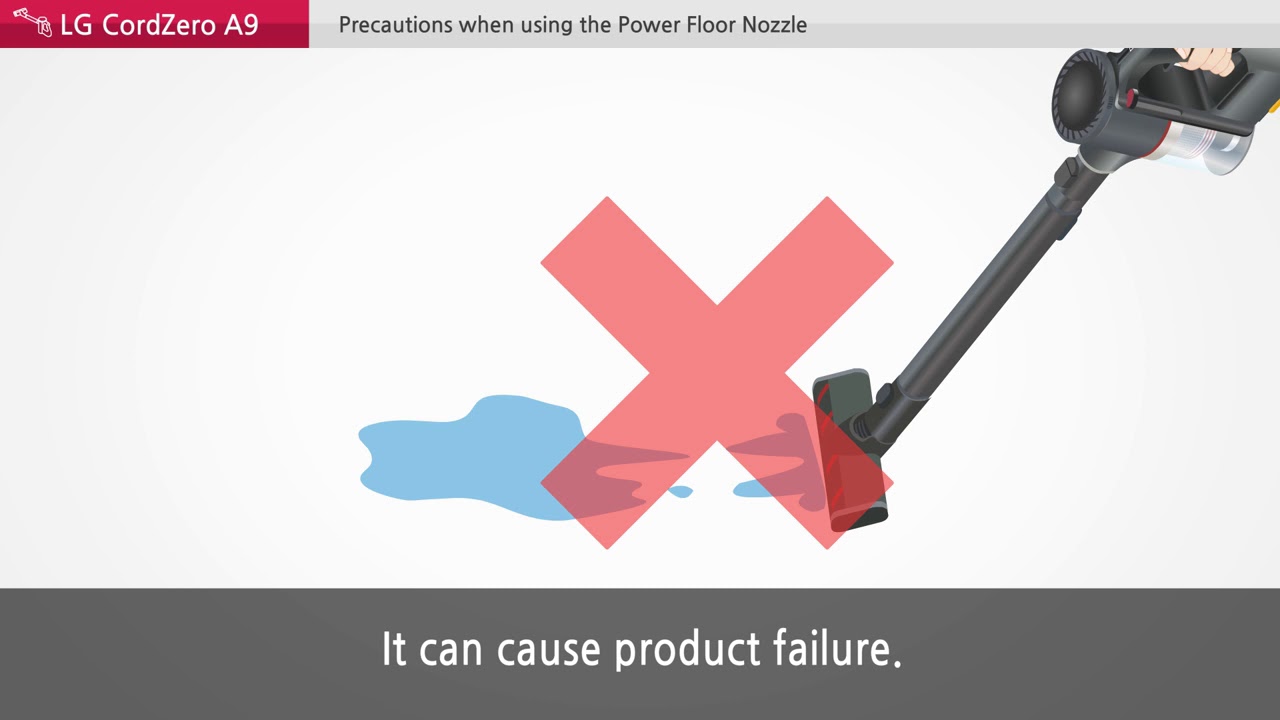 A9 CordZero Vacuum Precautions when using the Power Floor Nozzle YouTube