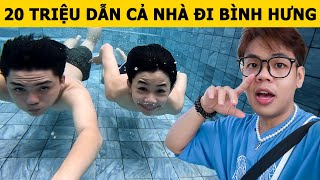 20 TRIỆU DẪN CẢ NHÀ DU LỊCH BÌNH BA, BÌNH HƯNG | Oops Banana Vlog 372