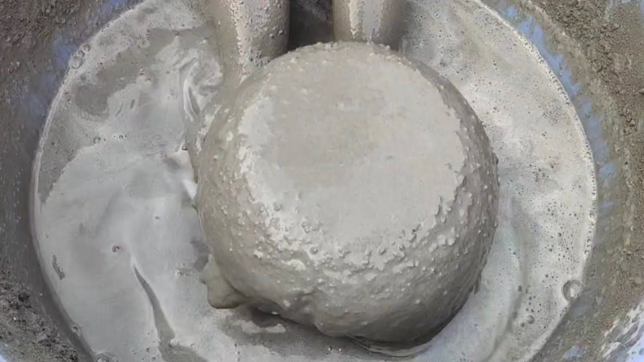Super duper soft creamy sand cement huge blocks crumbling in lots of water 💦 @As_Asmr
