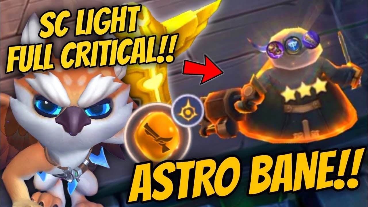 STRONGEST GUNNER WHEN MAX !! HYPER BANE ASTRO SC LIGHT !! MAGIC CHESS MOBILE LEGENDS