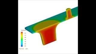 Shrink porosity simulation using FLOW3D- Simulation by Bholster Technologies.