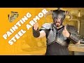 How to Make the Skyrim Steel Armor Costume Part 2: Painting a Faux Steel Finish