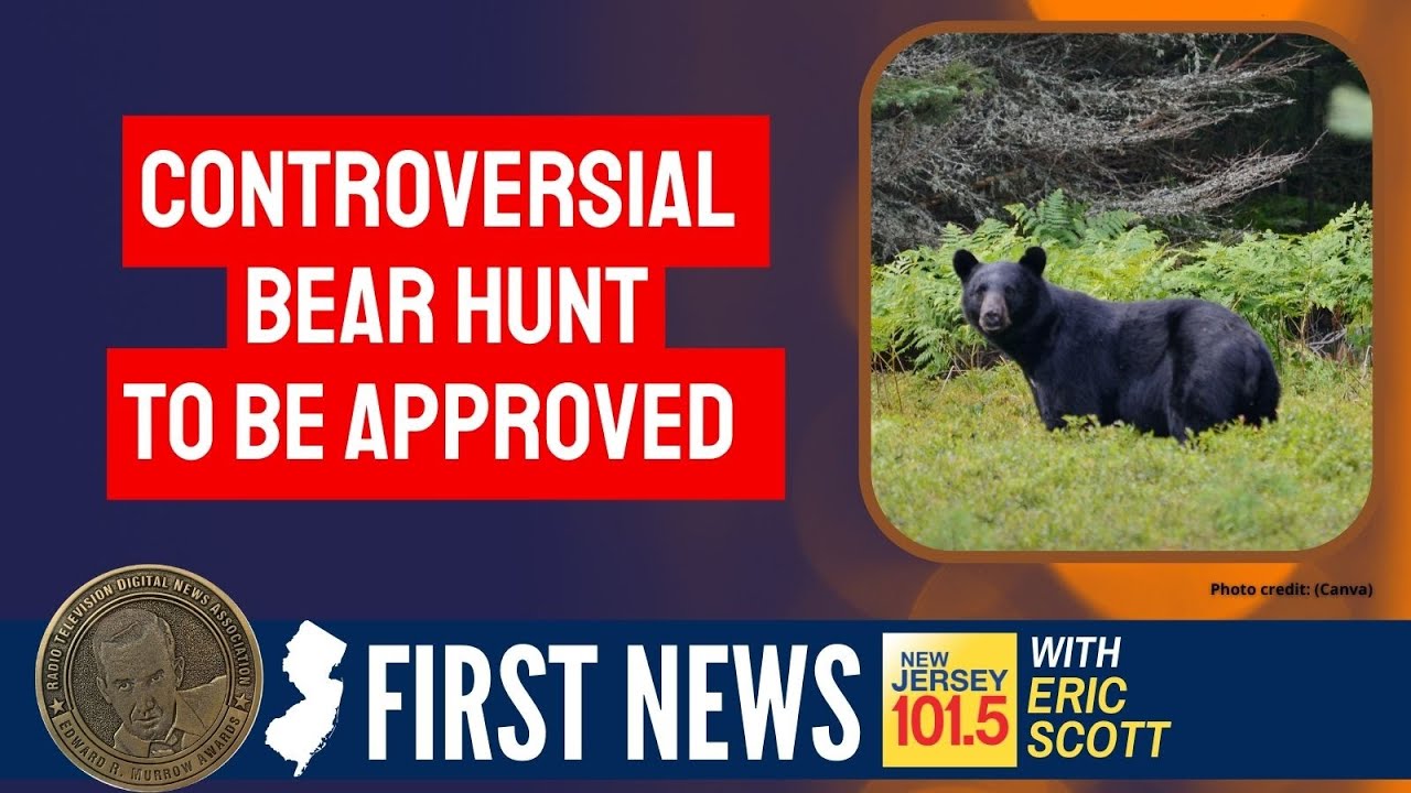 NJ Game Council set to approve black bear hunt on Tuesday. YouTube
