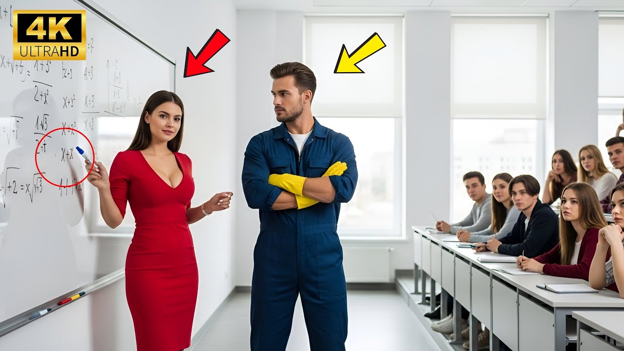 «Реши это уравнение, и я выйду за тебя замуж», — рассмеялся профессор, а затем замер, когда уборщ...